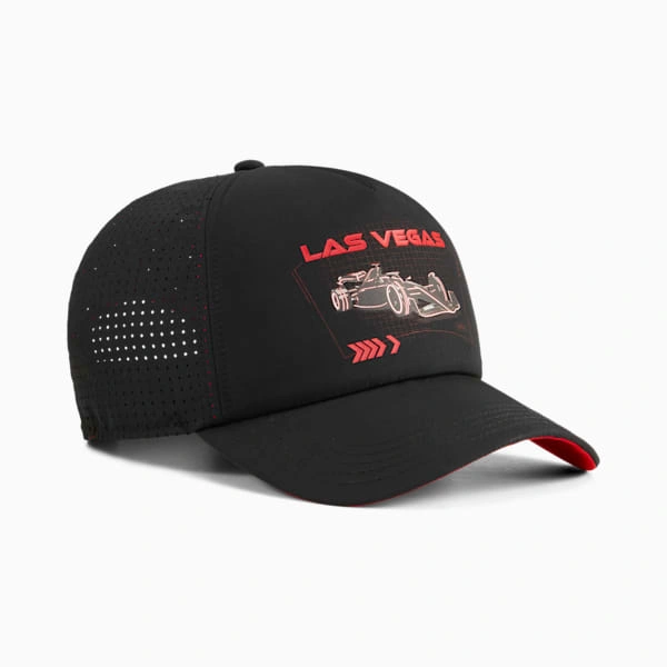 ¡F1 Las Vegas en tu cabeza! Gorra Trucker PUMA: ¡Velocidad y estilo para el Gran Premio!