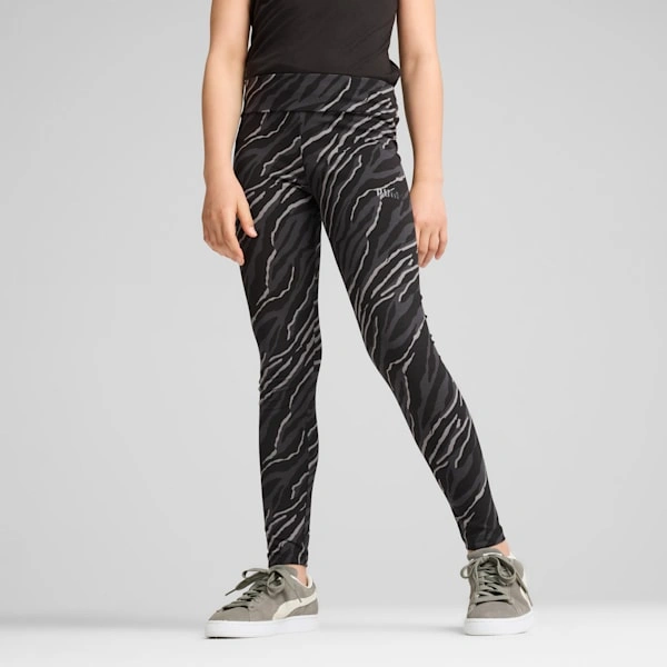 ¡PUMA! Leggings para niños grandes con animales, estilo ESS+. ¡A correr y jugar con comodidad y diseño!